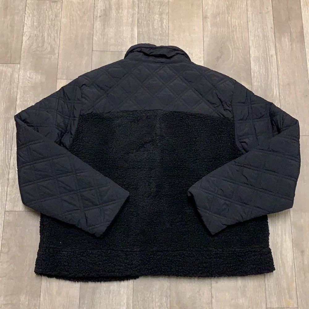 Time and Tru Black Quilted Jacket - Picture 2 of 7